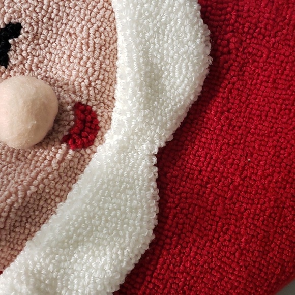 Jingles and Joy NWT Mrs. Claus Loop Weave Christmas Stocking - Picture 7 of 8